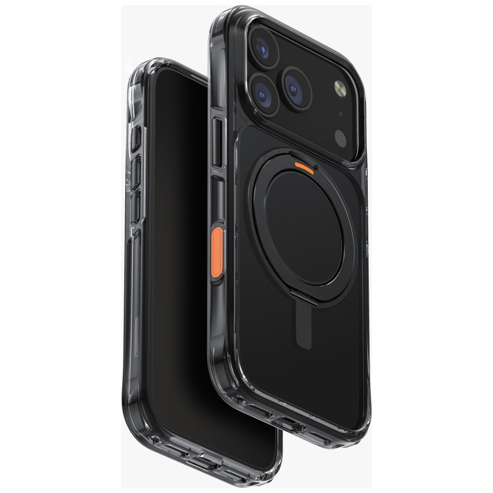 Uniq Swivix Roterende Kickstand 360 Case til iPhone 17 Pro - sort