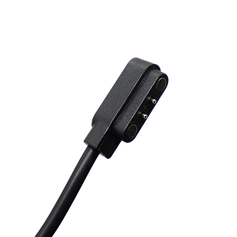 HUL-01 Magnetisk oplader 2-pin 2,8 mm til 60 cm Smartwatches Sort