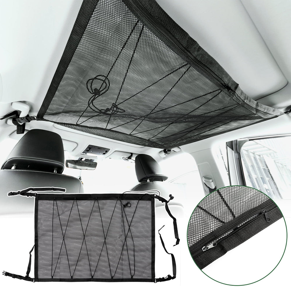 Wozinsky Universal Car Ceiling Organizer Mesh - sort