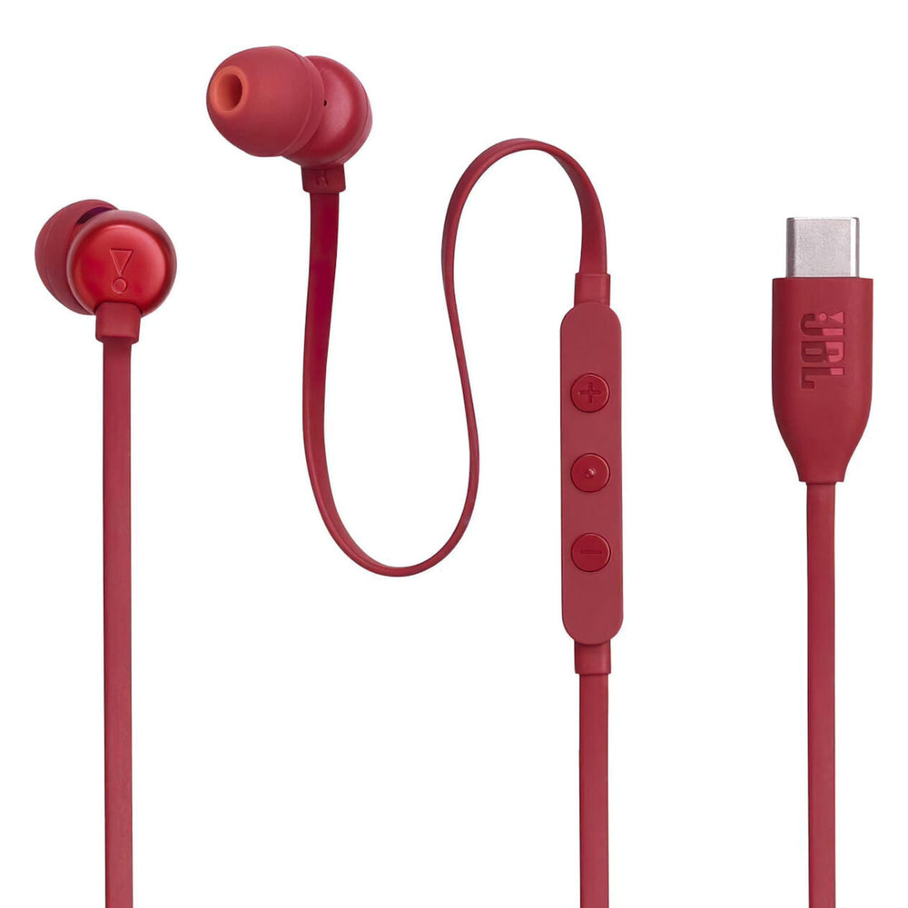 JBL Tune 310C In-Ear USB-C hovedtelefoner Rød