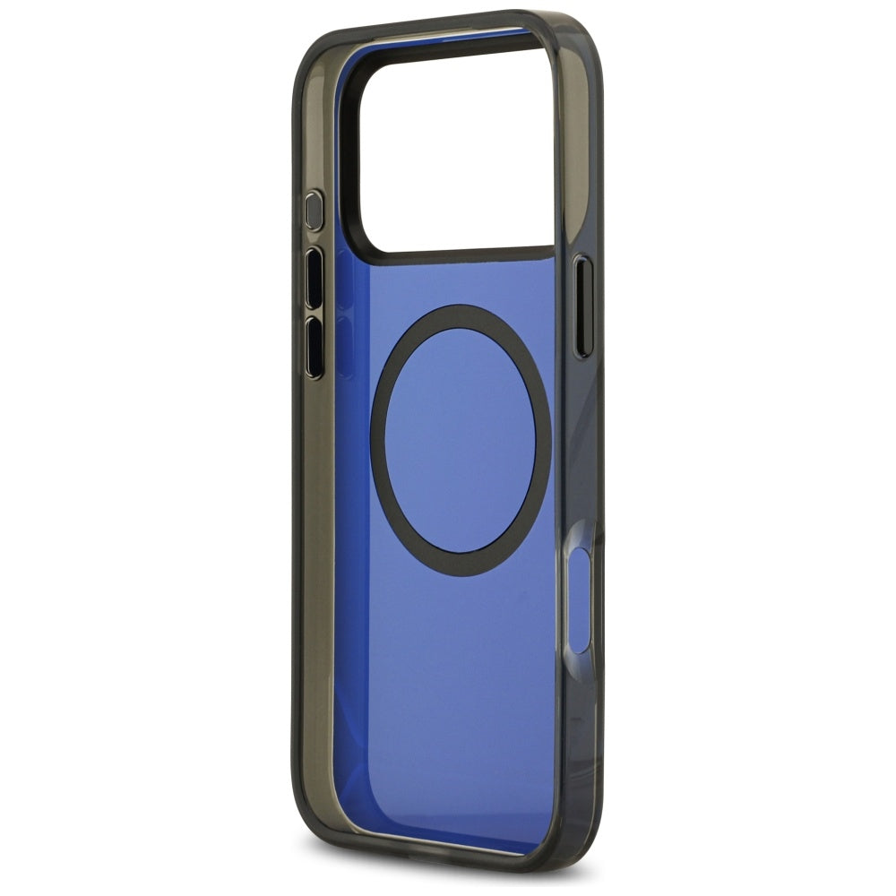BMW M IML Metal Buttons & Logo MagSafe Case til iPhone 17 Pro Max - Blå