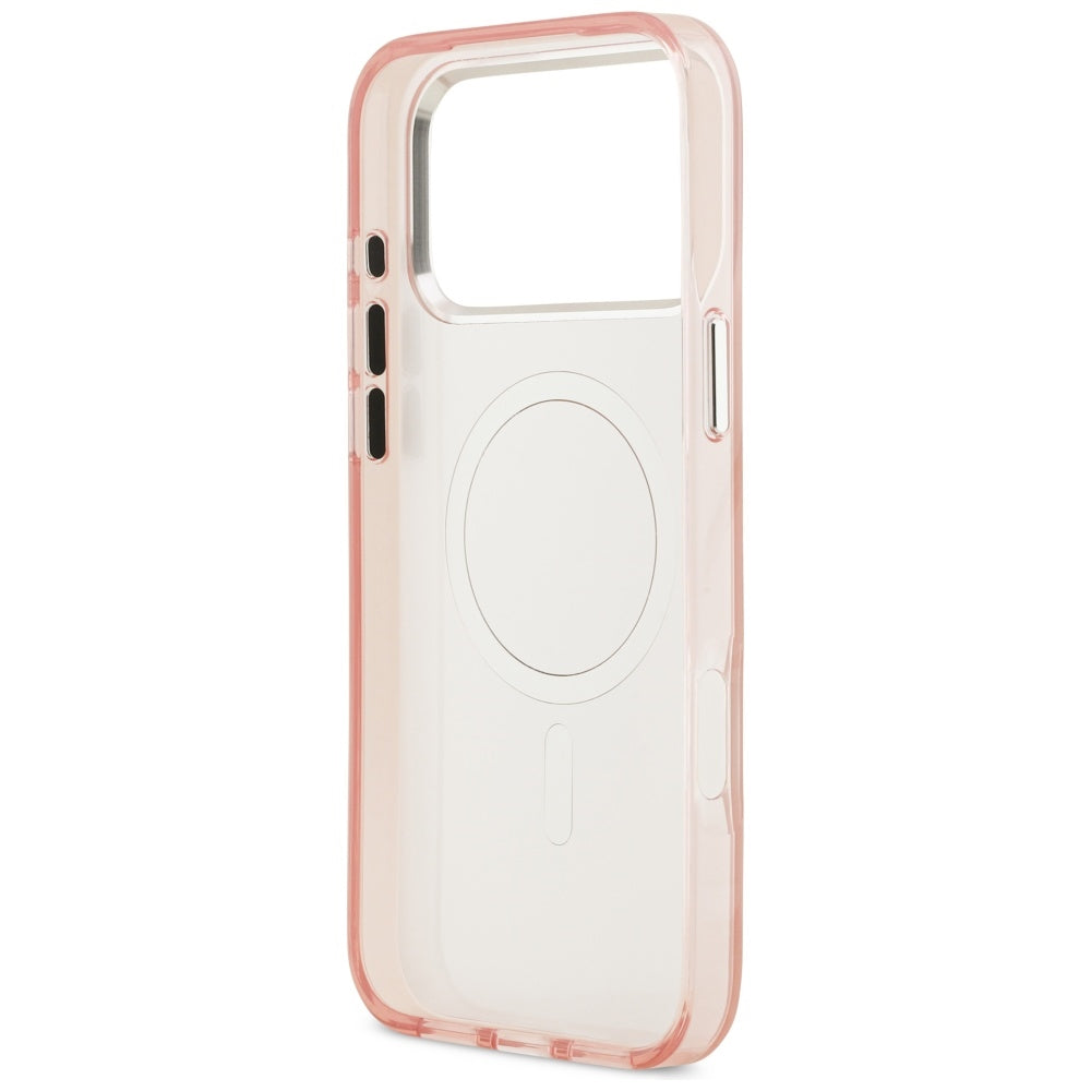 Karl Lagerfeld IML Aquarelle Choupette & Logo MagSafe Case til iPhone 17 Pro - Pink