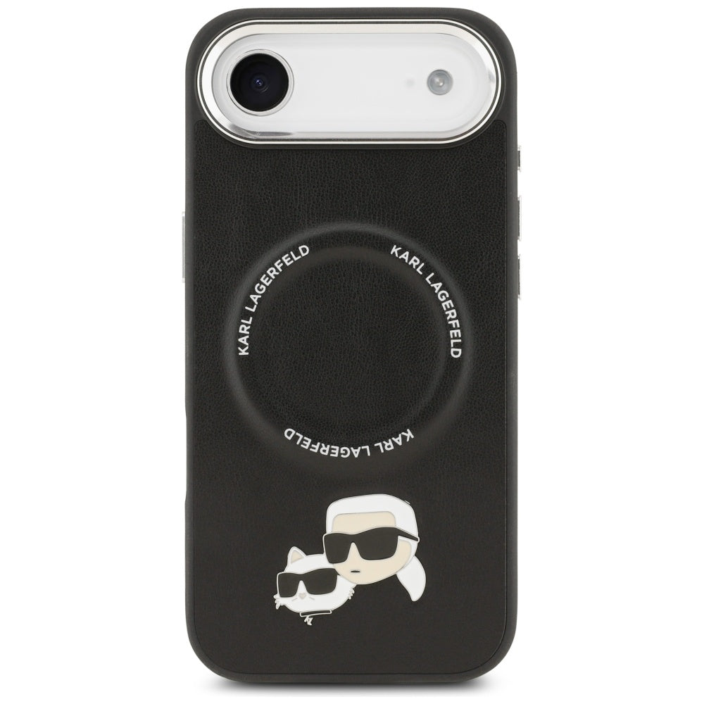 Karl Lagerfeld Karl & Choupette Pins MagSafe Case til iPhone Air - sort