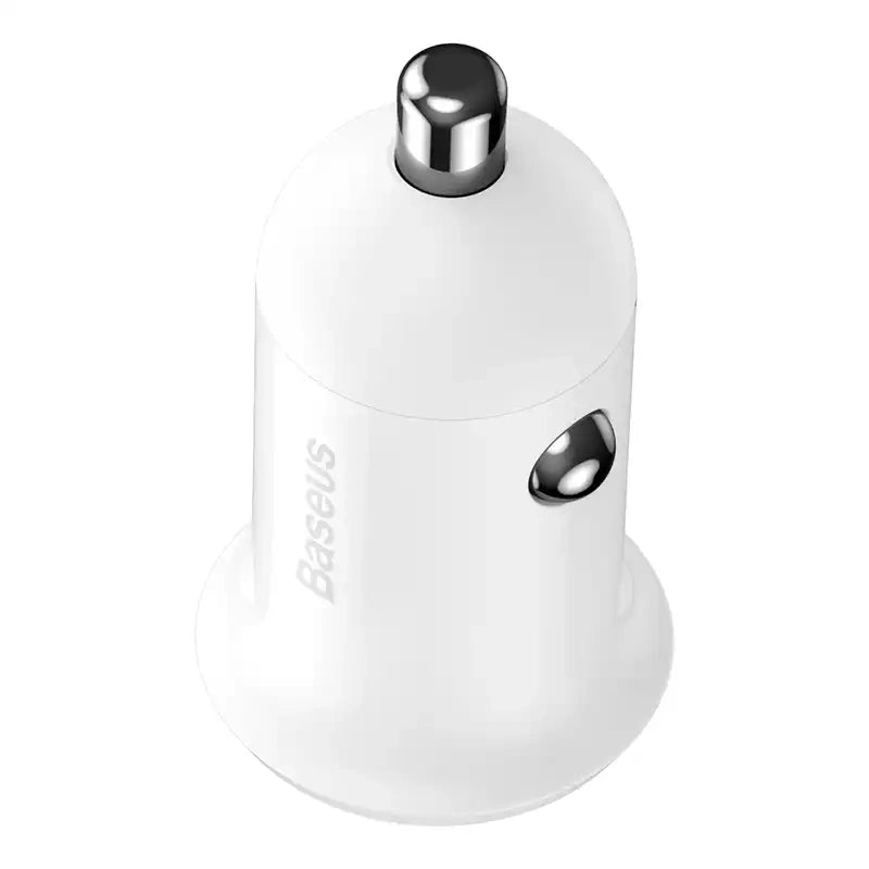 Baseus Grain Pro Car Charger 2x USB 4.8A (hvid)