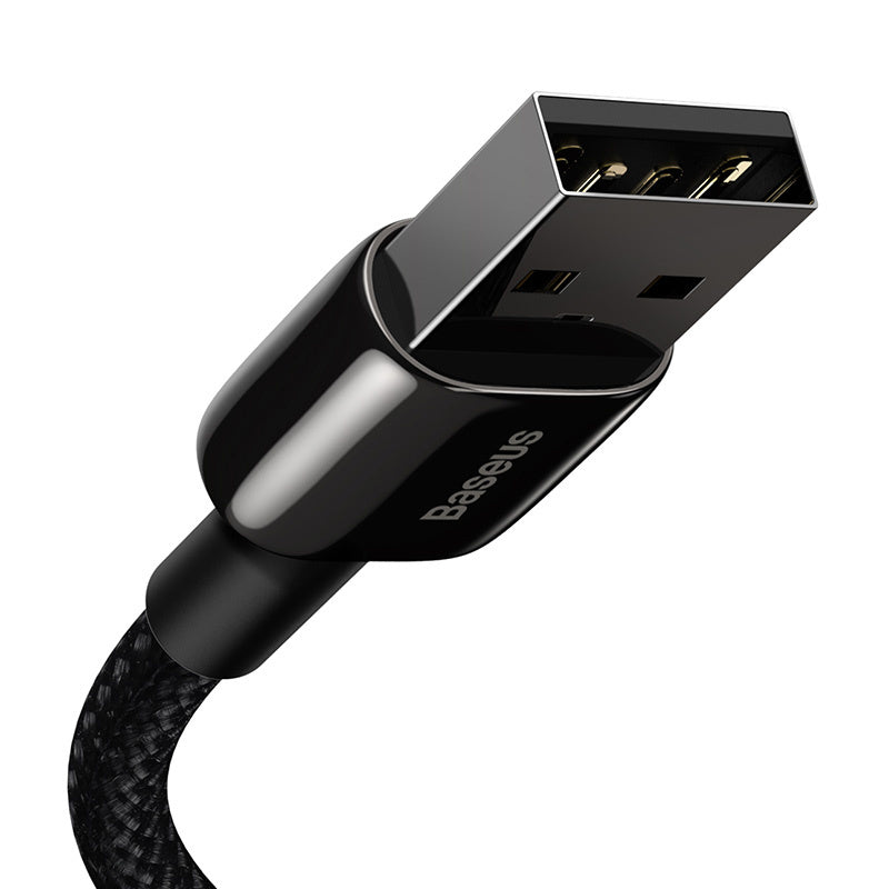 Baseus Tungsten Gold Cable USB til iP 2.4A 2m (sort)