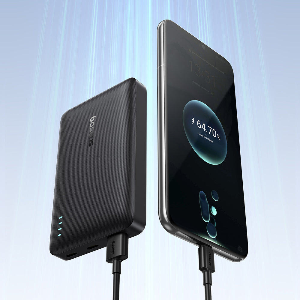 Baseus EnerFill FP21 Power Bank 10000mAh 22.5W USB-A - USB-C - Black