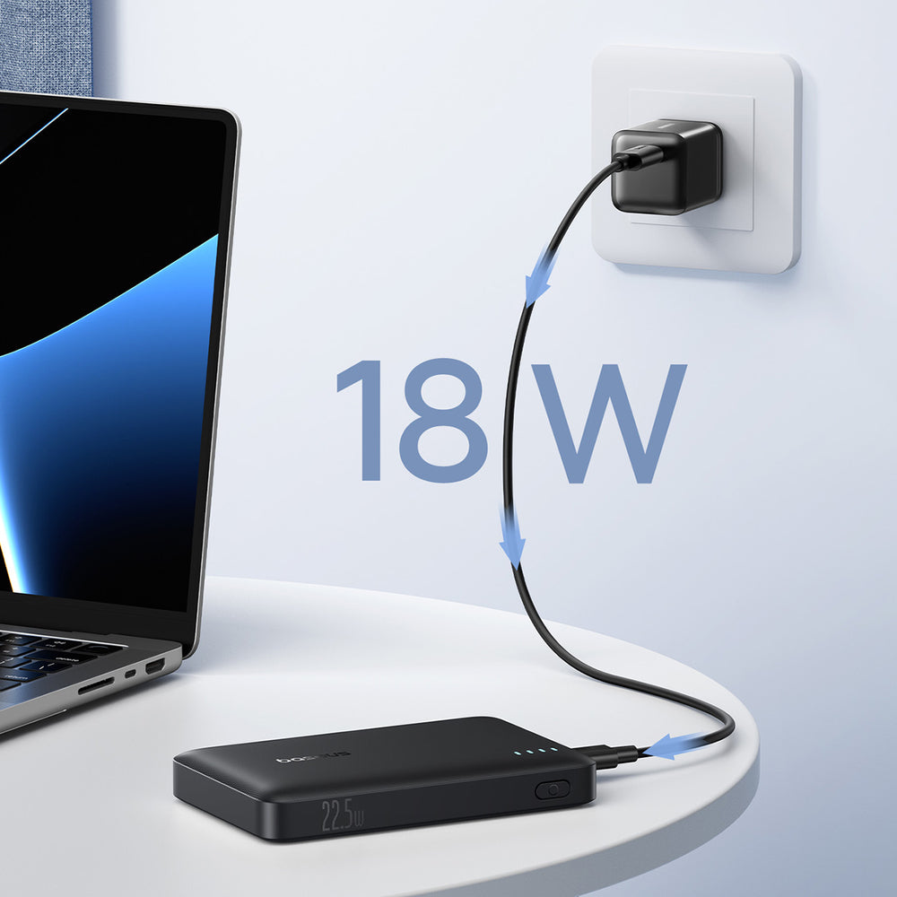 Baseus EnerFill FP21 Power Bank 10000mAh 22.5W USB-A - USB-C - Black