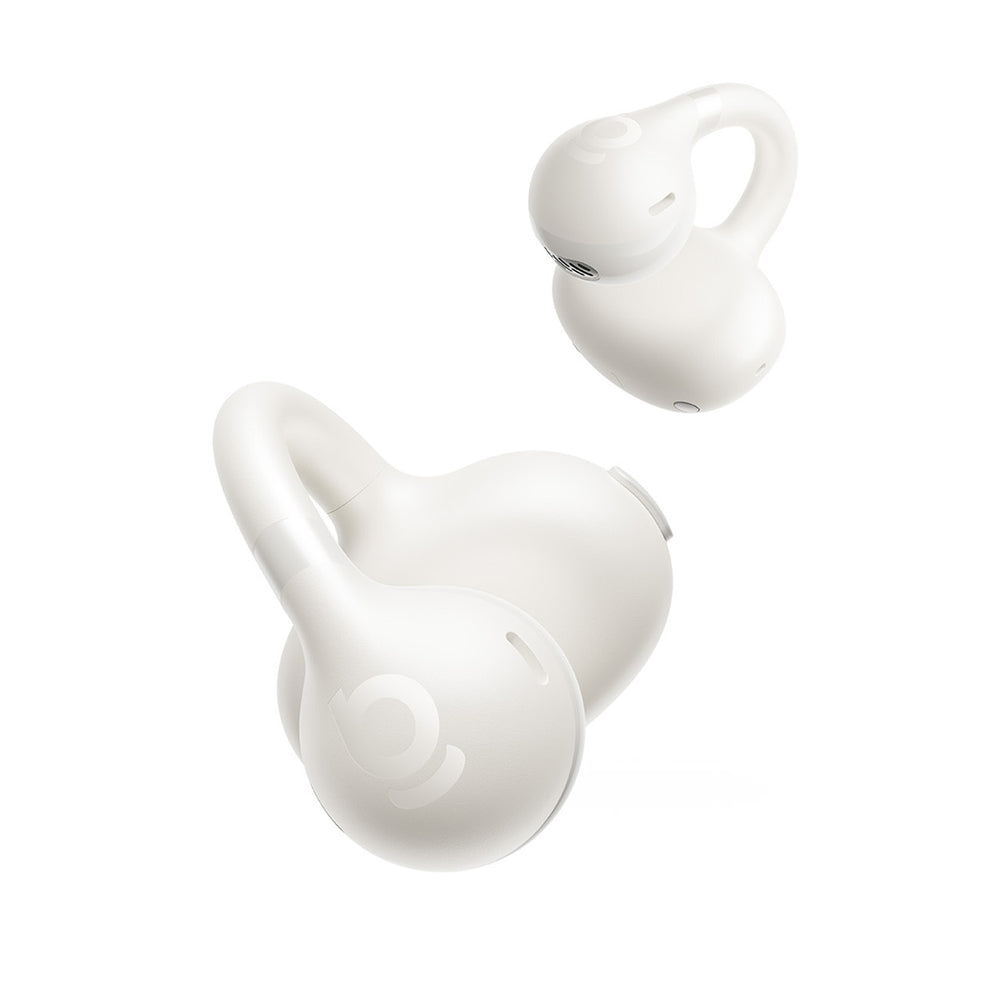 OWS Baseus Bass BC1 Earphones with Clip - White