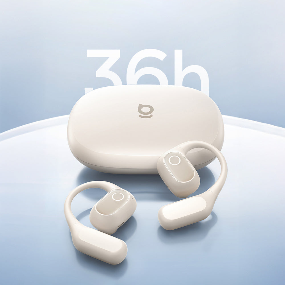 OWS Baseus Eli 2i Fit Headphones with Ear Hooks - White