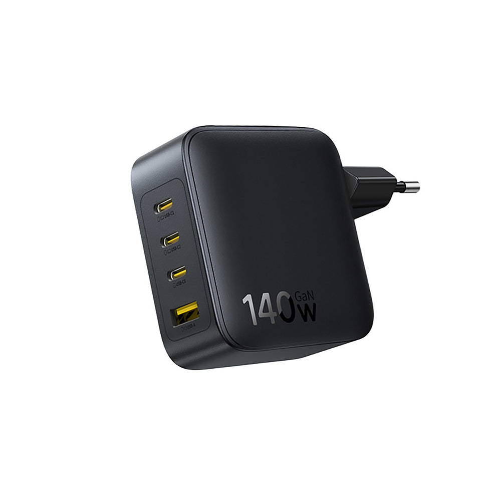 Baseus EnerFill FH11 GaN 140W Wall Charger 3xUSB-C + 1xUSB-A - Black