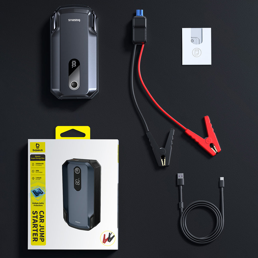 Jump starter Baseus Super Energy Max 20000mAh - sort