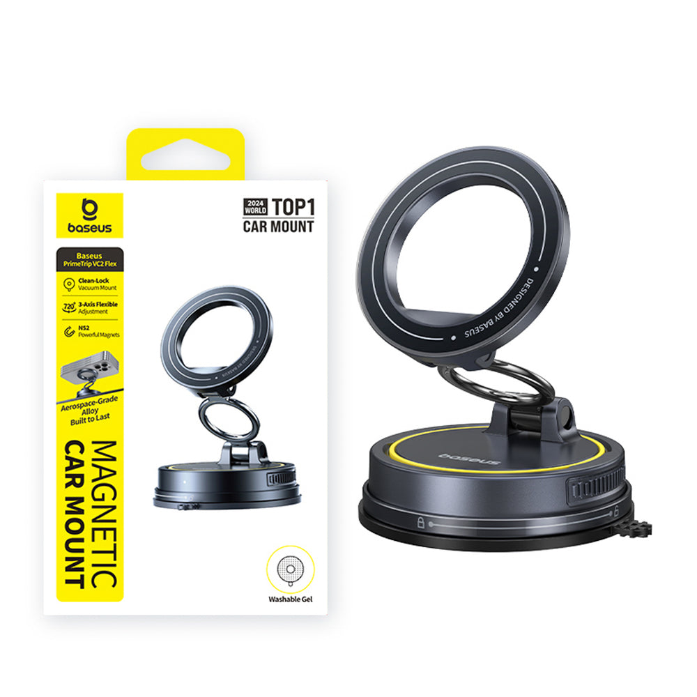 Baseus VC2 Flex Universal Magnetic Car Holder - Black