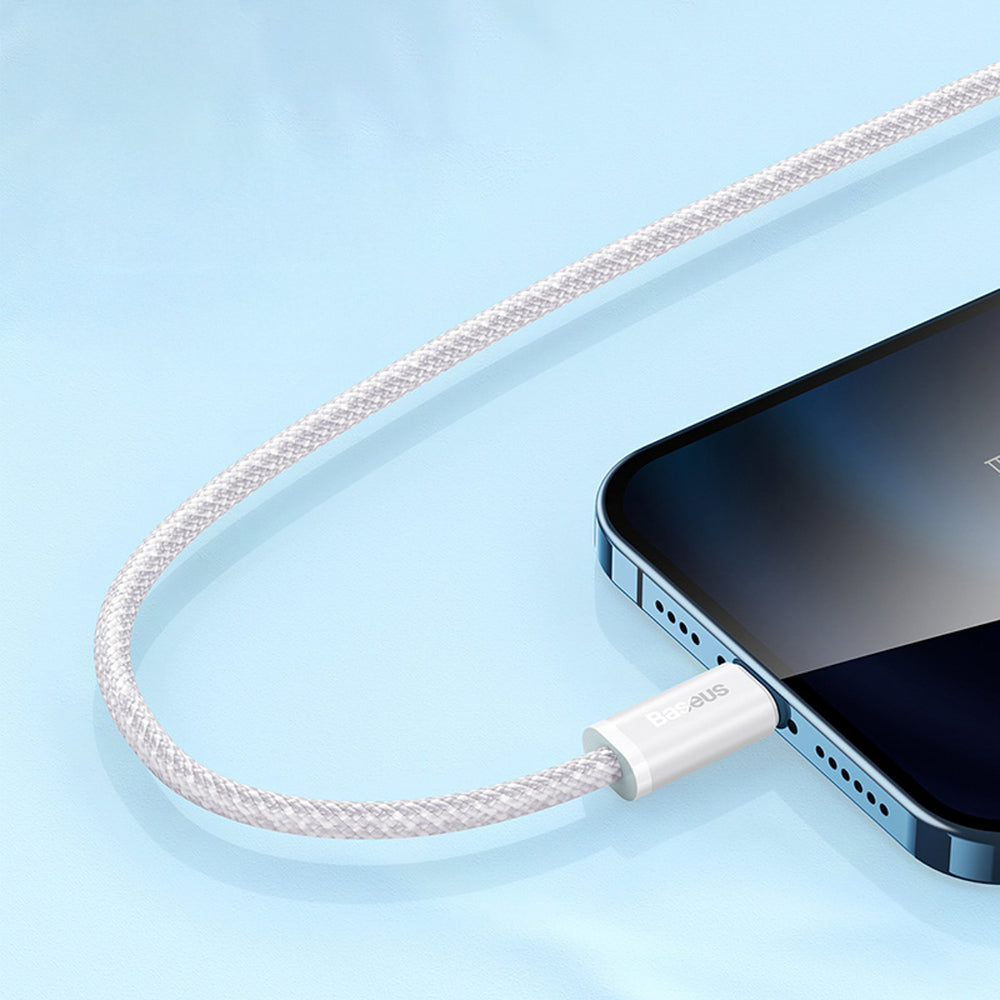 Baseus Dynamic Series 2.4A USB-A - Lightning cable 2m - white