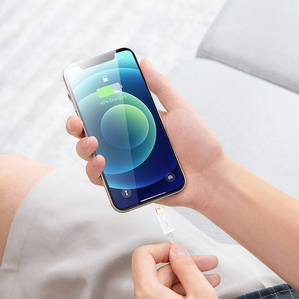 Baseus Dynamic Series 2.4A USB-A - Lightning cable 2m - white