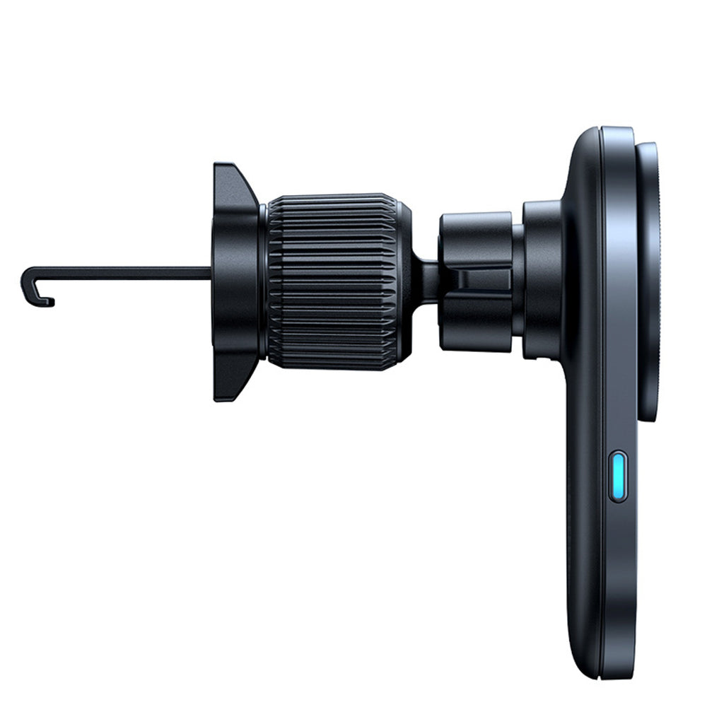 Baseus PrimeTrip VC1 Pro magnetisk holder med Qi2 induktiv oplader til luftventil - sort