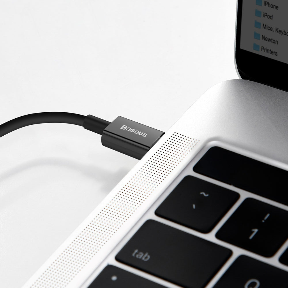 Baseus Superior Series 20W USB-C - Lightning Cable with Power Delivery 2m - Black