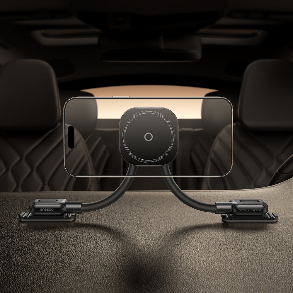 Baseus PrimeTrip C03s Magnetic Holder Compatible with MagSafe for Dashboard, Adhesive - Black