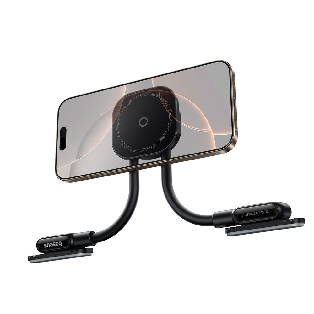 Baseus PrimeTrip C03s Magnetic Holder Compatible with MagSafe for Dashboard, Adhesive - Black
