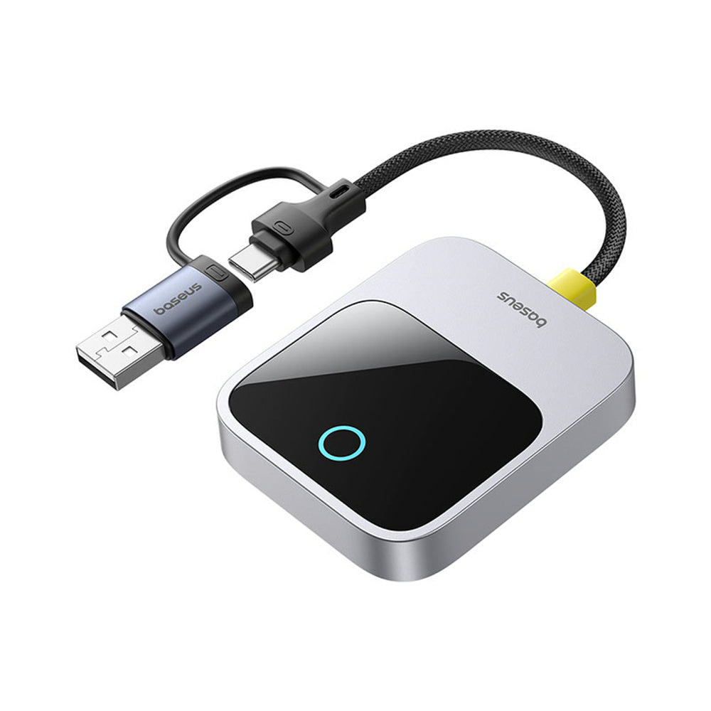 Baseus SafeJourney Series Wireless CarPlay Adapter - Gray