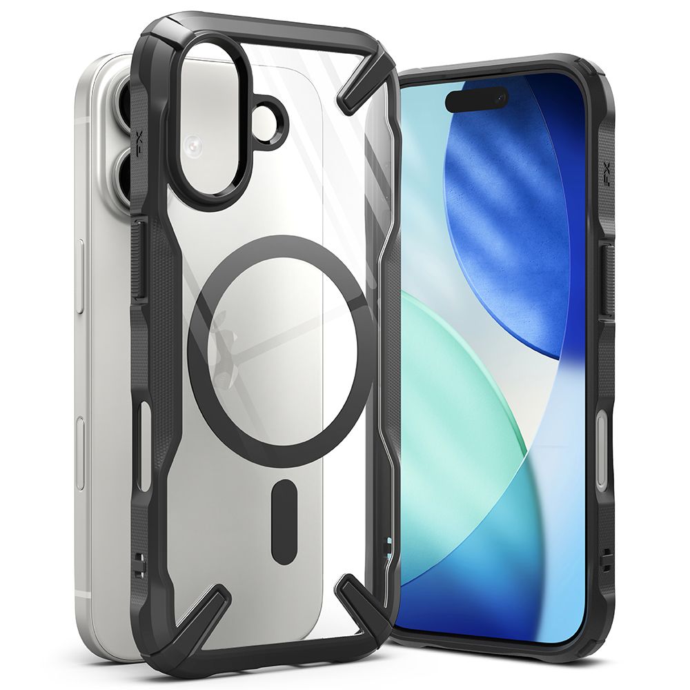 Ringke Fusion X Magnetisk MagSafe Case til iPhone 17 - sort