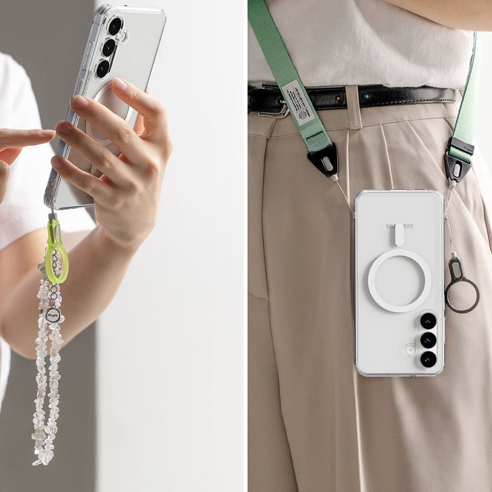 Ringke Fusion Magnetisk MagSafe Case til Samsung Galaxy S25 FE - Clear