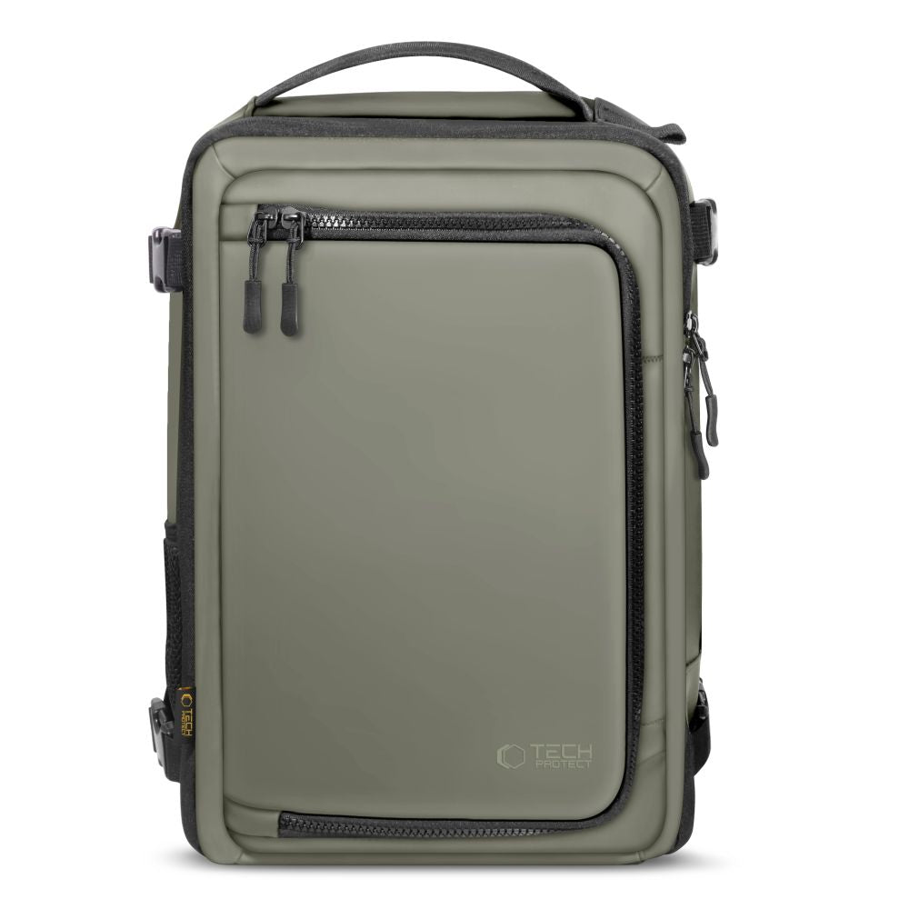 Tech-Protect Defender S50 rygsæk til Ryanair & Wizzar, 20L Laptop - Olive