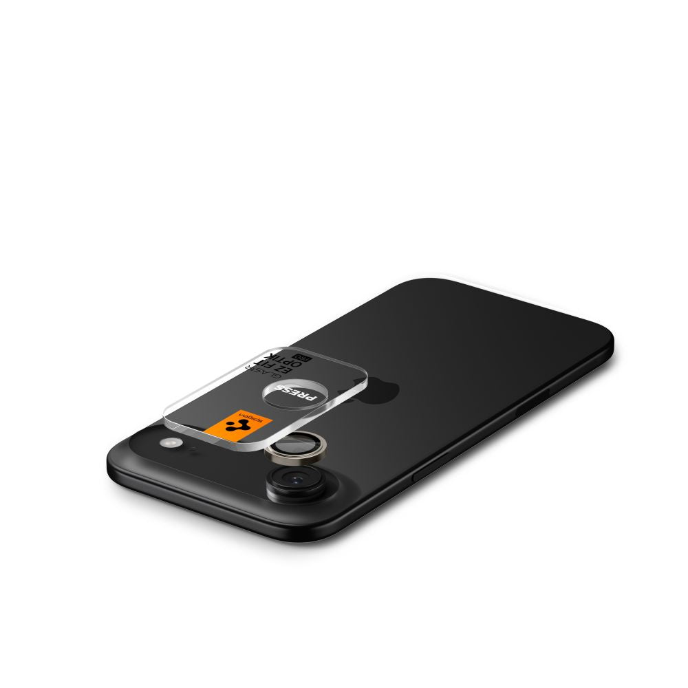 Spigen Optik Pro GLAS.TR EZ FIT Kamera Cover 2-pakke til iPhone Air - Gold