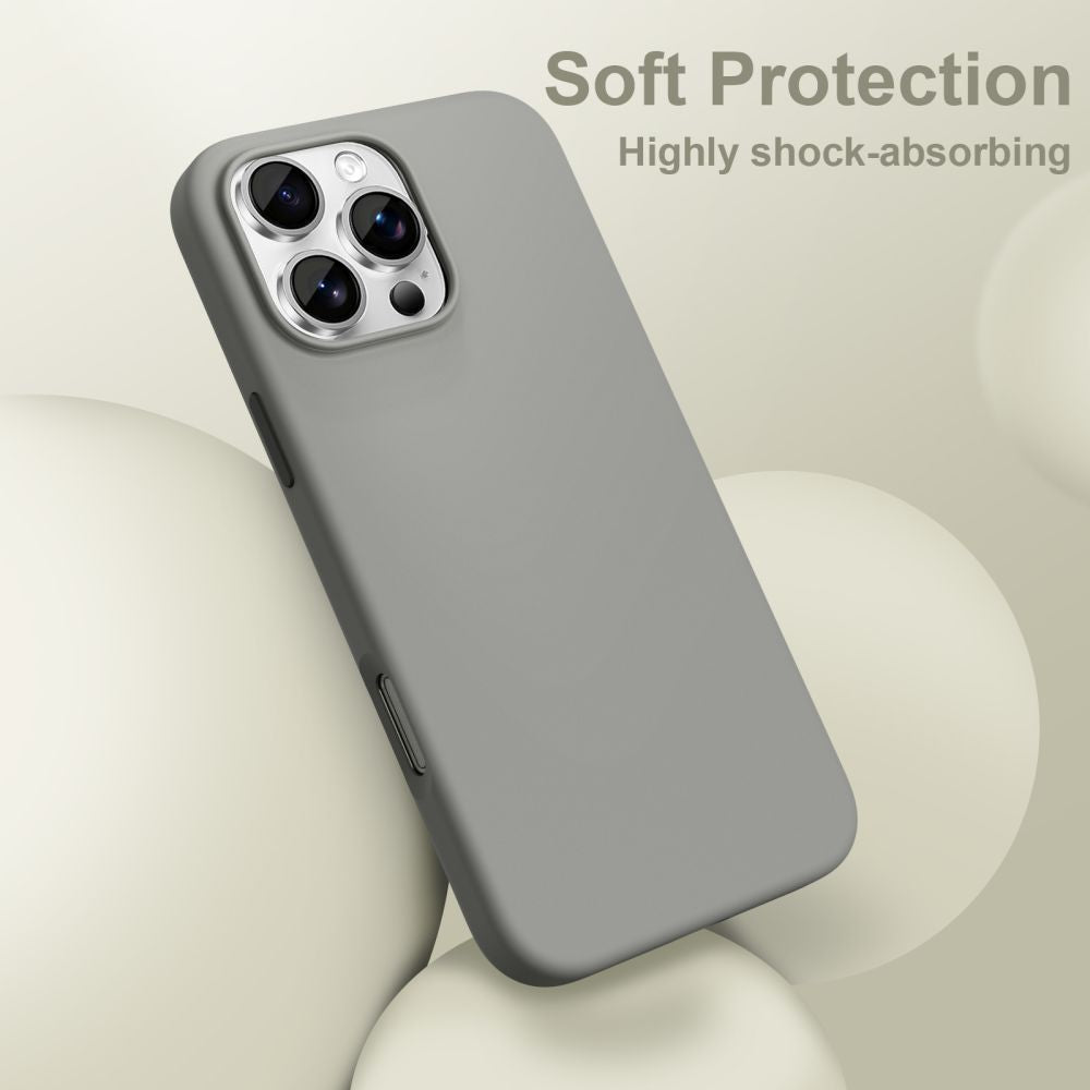 Tech-Protect Silicone MagSafe Case til iPhone 17 Pro Max - Grå