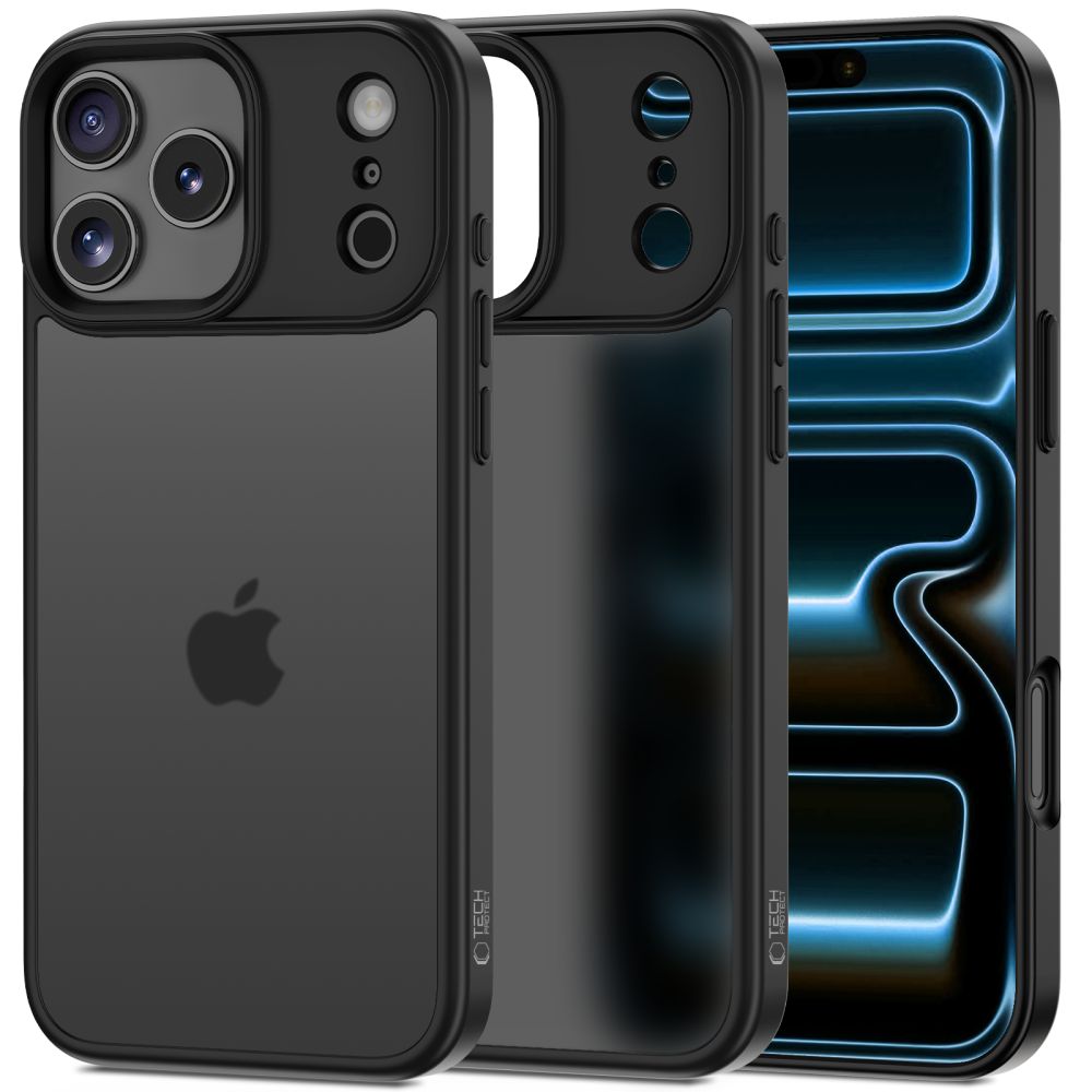 Tech-Protect MagMat Case til iPhone 17 Pro Max - Matte Black