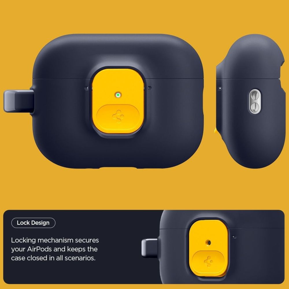 Spigen Nano Pop Case for AirPods Pro 3 - Navy Blue and Yellow