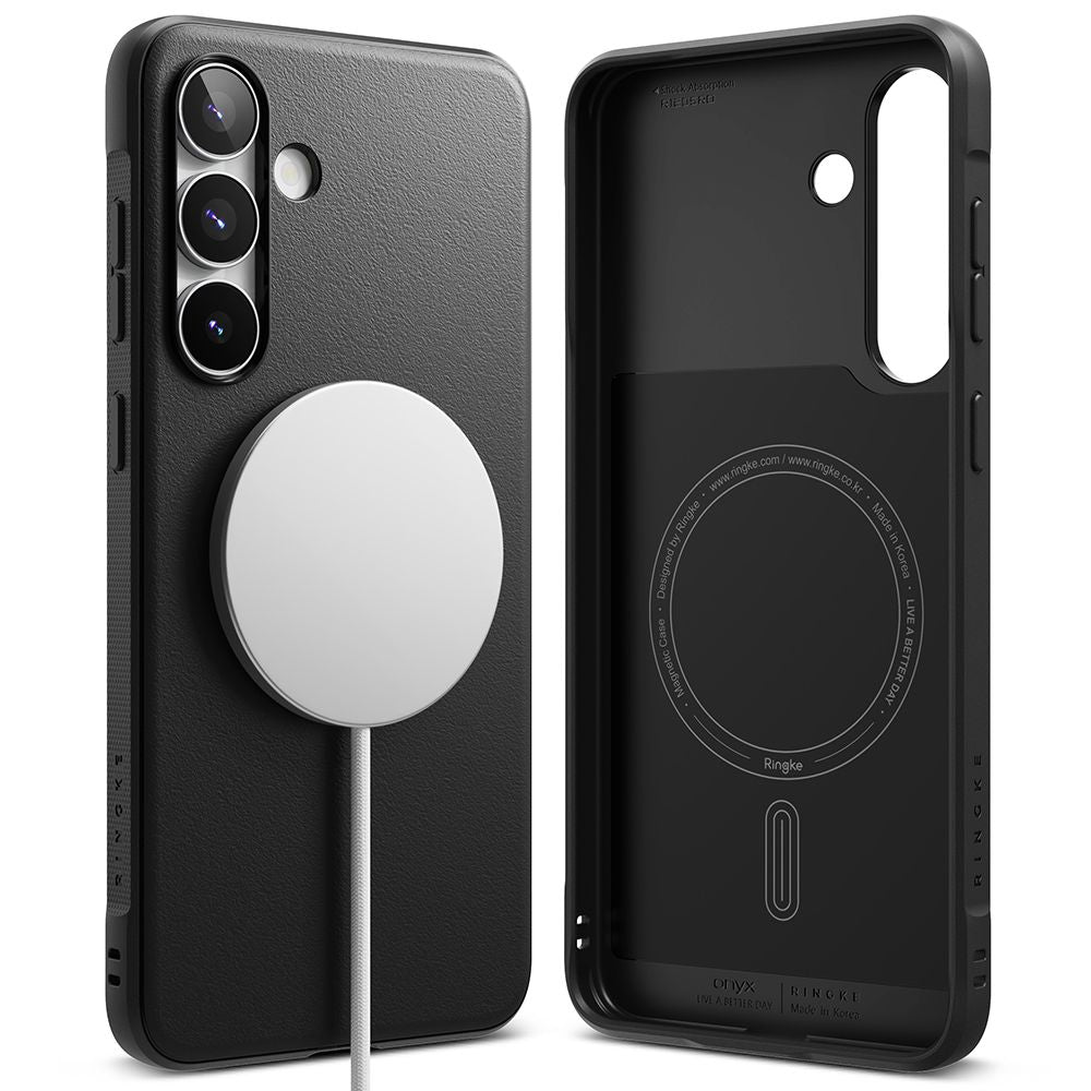 Ringke Onyx Magnetic MagSafe Case til Samsung Galaxy S25 FE - sort