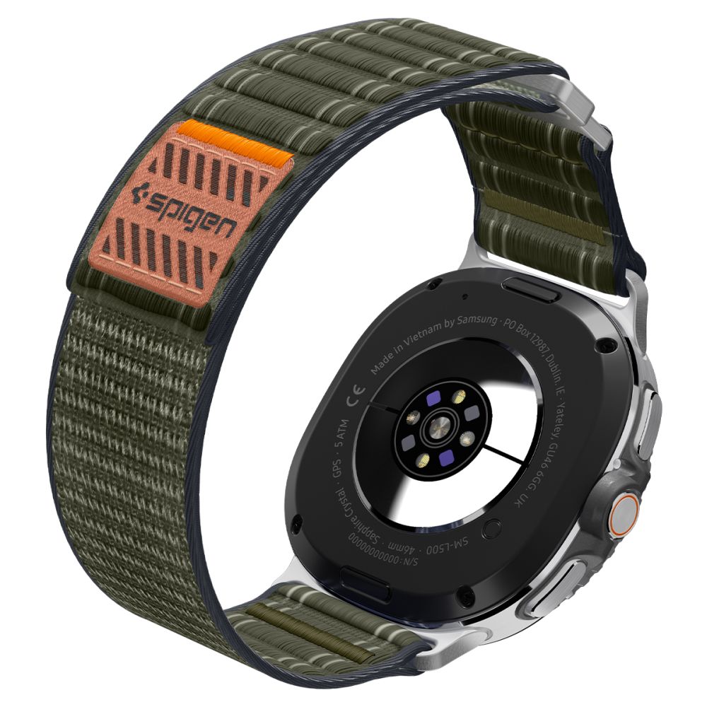 Spigen WBF0 rem til Samsung Galaxy Watch 40/44/46 mm - Grøn