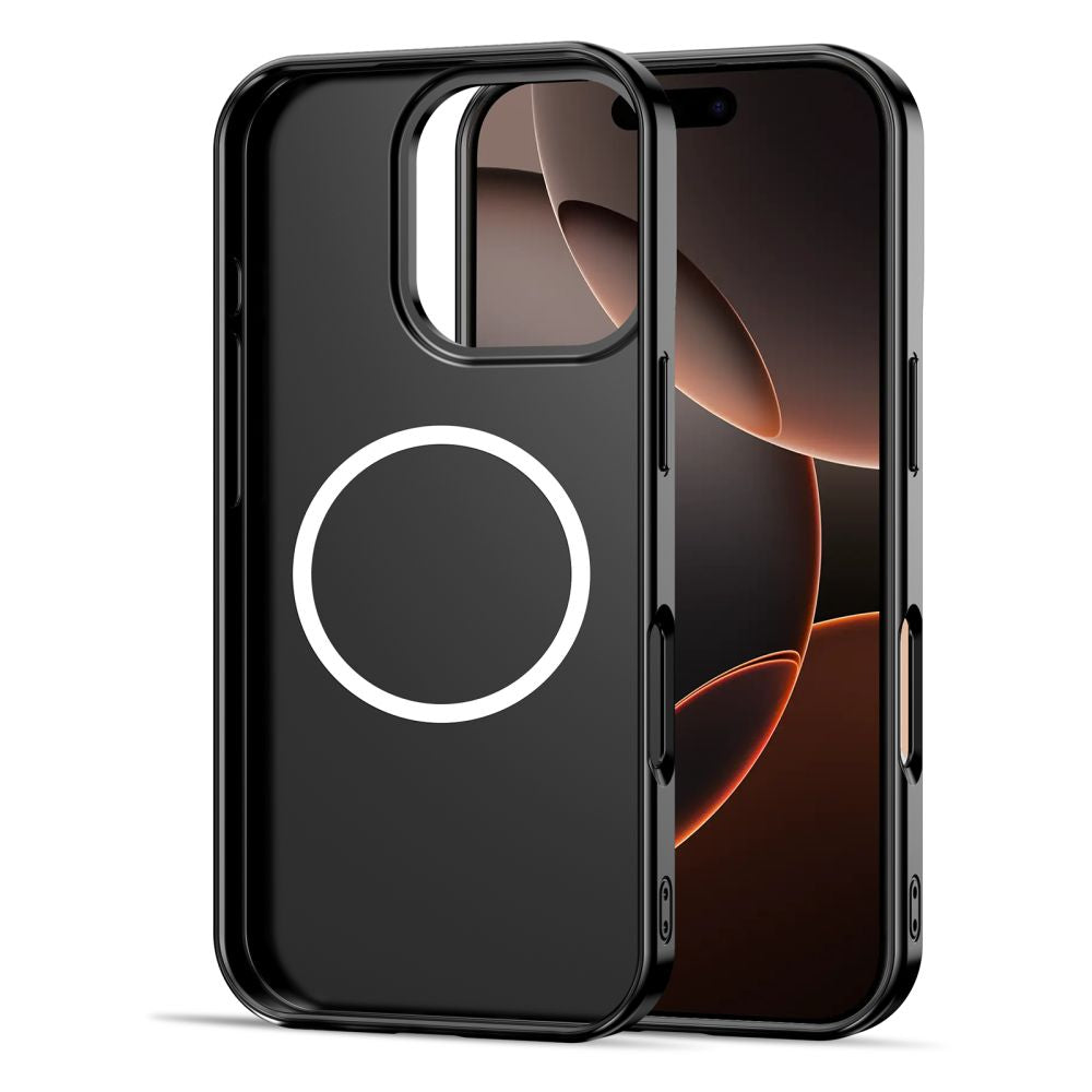 Tech-Protect Lamano MagSafe Case til iPhone 16 Pro Max - sort og rød