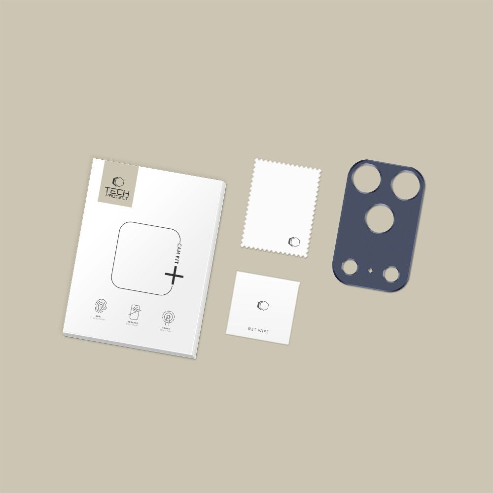 Tech-Protect Camalloy Fit+ Kamera Cover til iPhone 17 Pro Max - Navy Blue