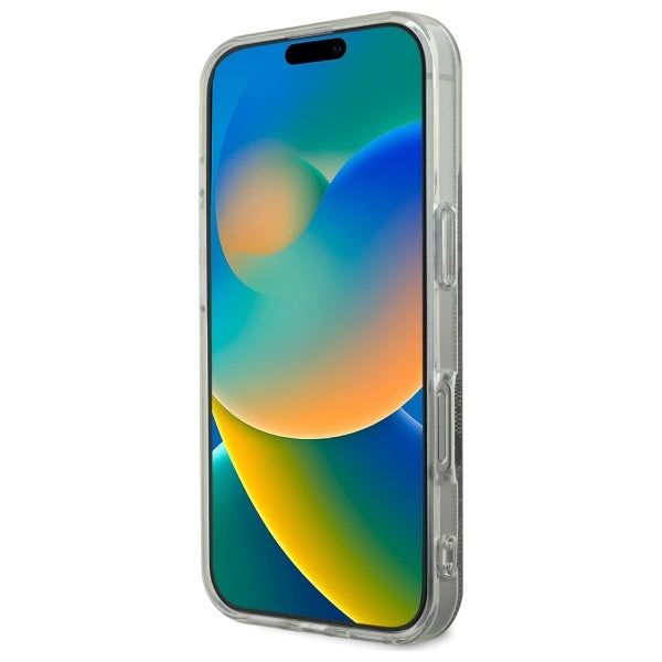 Guess IML 4G MagSafe-fodral til iPhone 16 Pro - brun