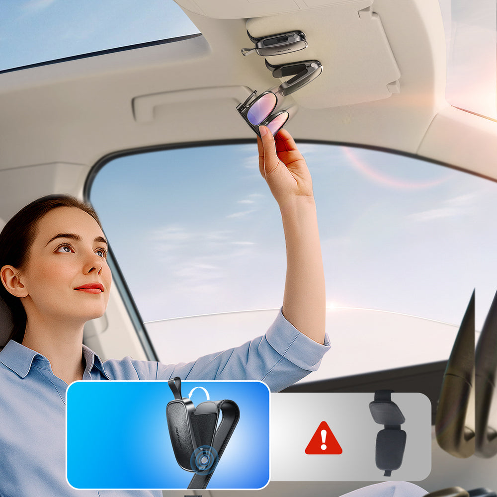 Joyroom JR-ZS511 Solskærmholder med magnetisk klip - sort