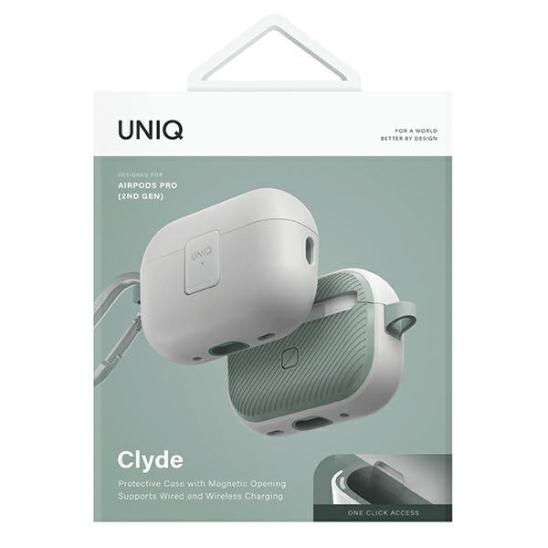 Uniq Clyde Lock Case AirPods Pro 2 - Hvid og grøn