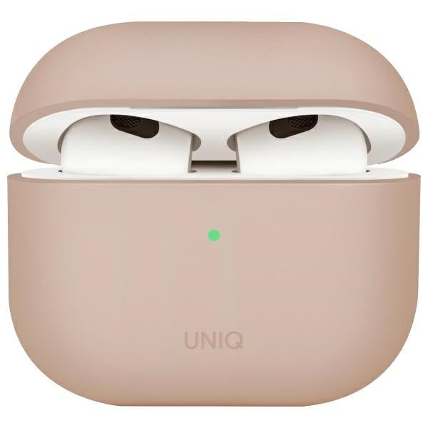 Uniq Lino Silicone AirPods 4 Case - Pink