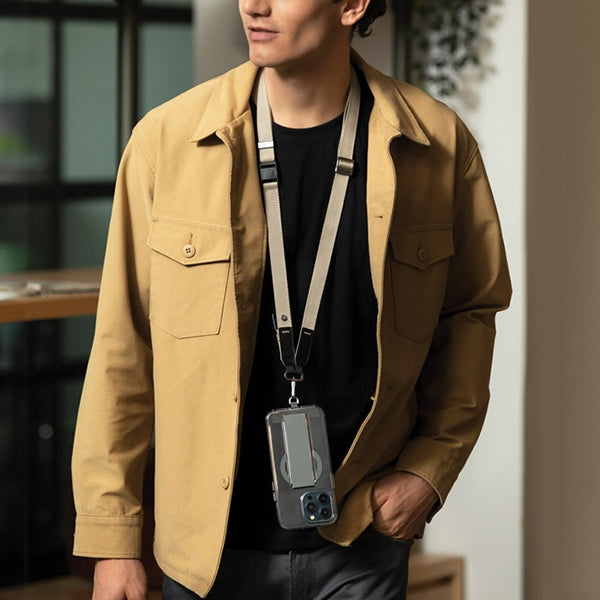 Uniq Vista 2-i-1 telefon lanyard - marineblå