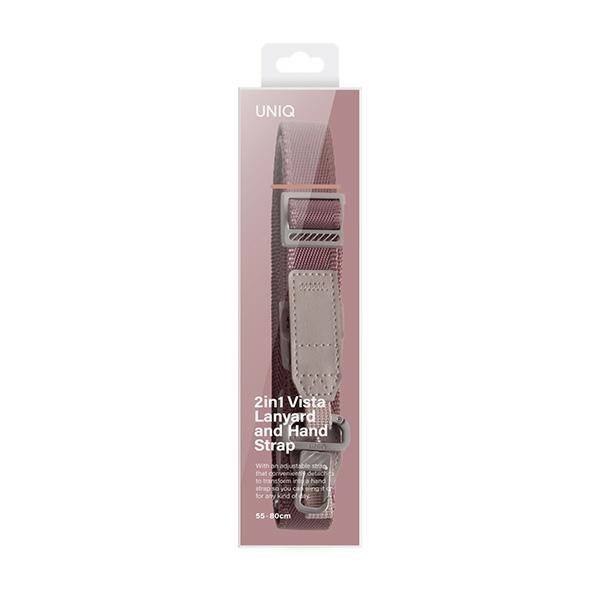 Uniq Vista universal 2-in-1 phone lanyard - pink