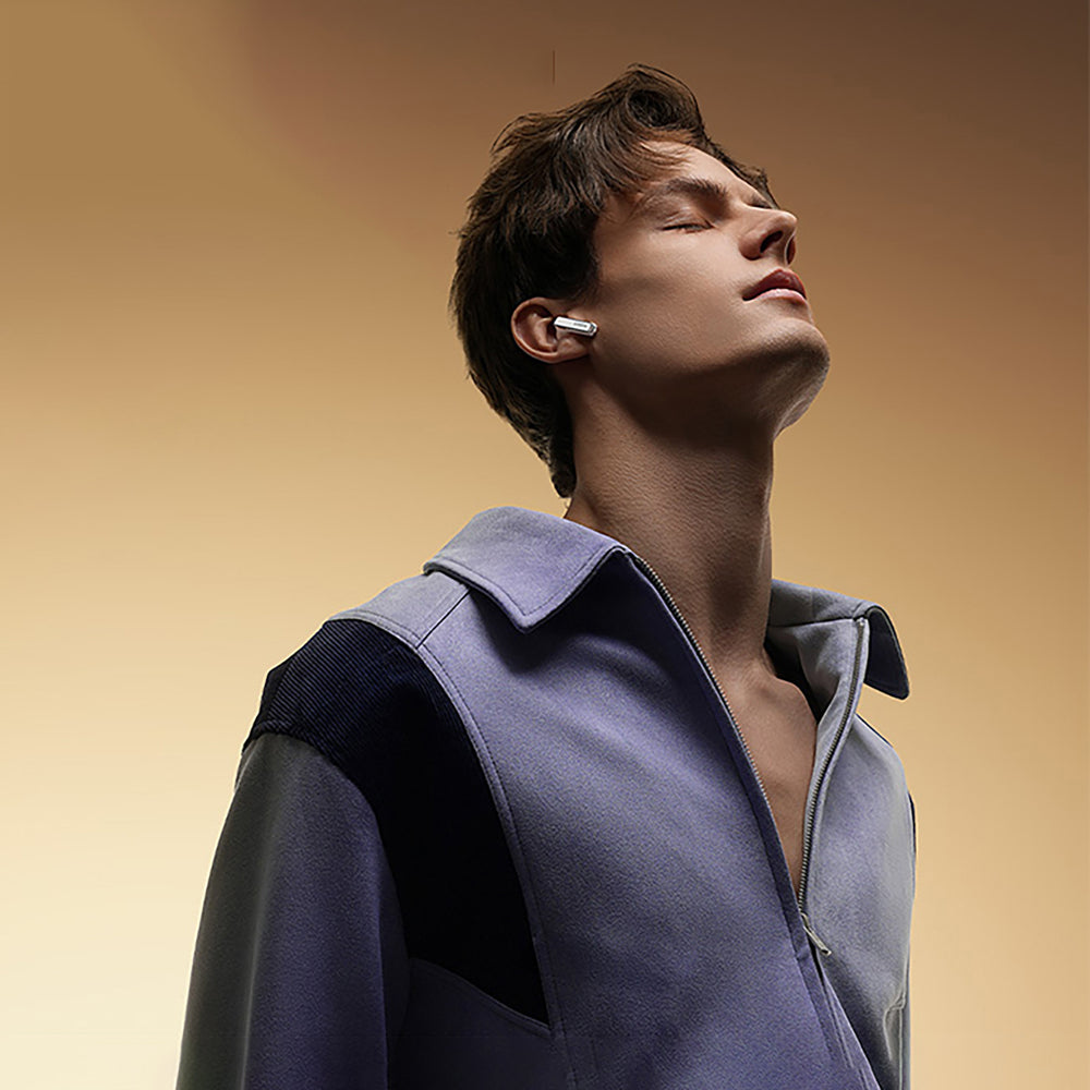 Baseus Bowie M2s Ultra TWS trådløse in-ear hovedtelefoner med interaktiv skærm - hvid