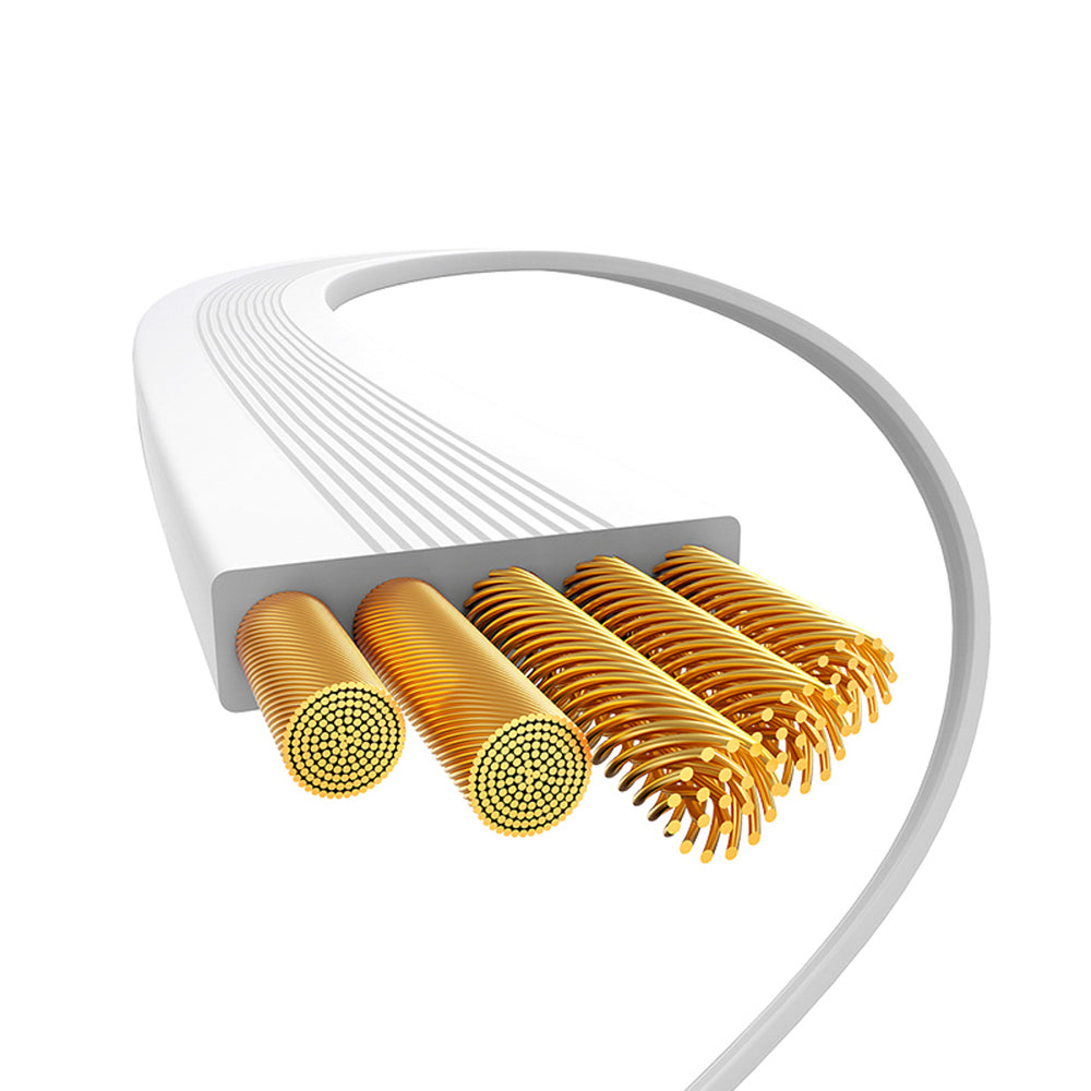 Baseus Free2Pull Mini 100W Retractable USB-C-kabel - USB-C 2m - hvid