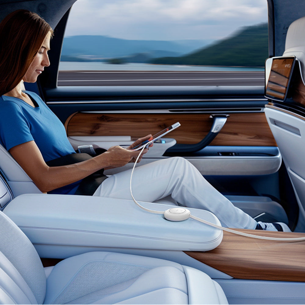 Baseus Free2Pull Mini 100W Retractable USB-C-kabel - USB-C 2m - hvid