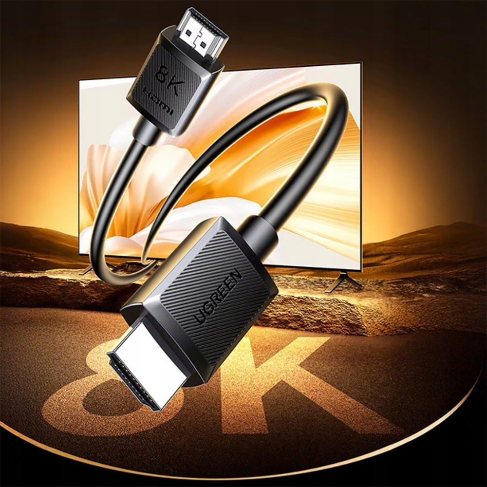 Ugreen HDMI-kabel 8K 60Hz 1m - sort