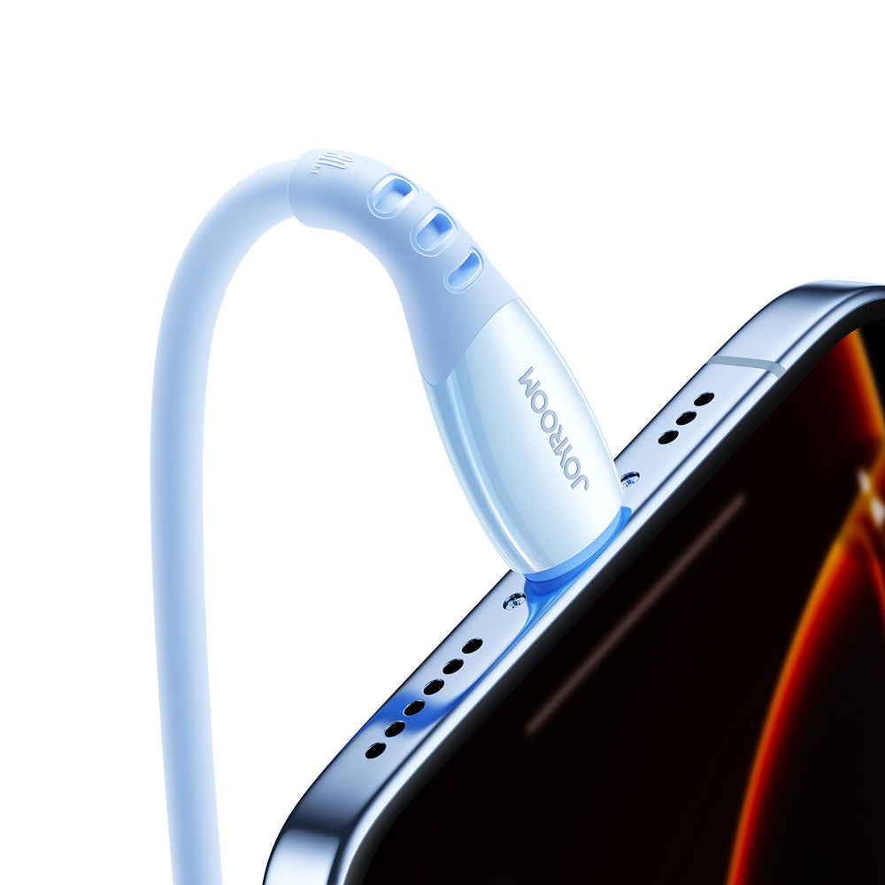 Joyroom S-A59 Vibrant Series 30W USB-C - Lightning kabel 1,2 m - blå