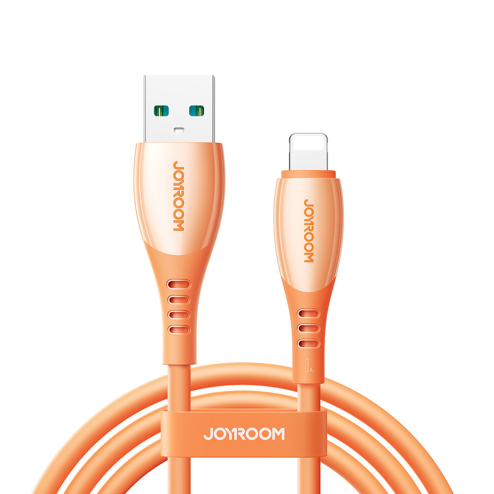 Joyroom S-A59 Vibrant Series 3A USB-A - Lightning kabel 1,2 m - orange