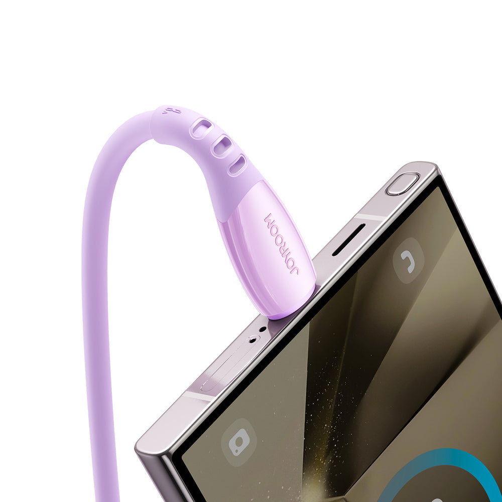 Joyroom S-A59 Vibrant Series 3A USB-A - USB-C Kabel 1,2 m - Purpur