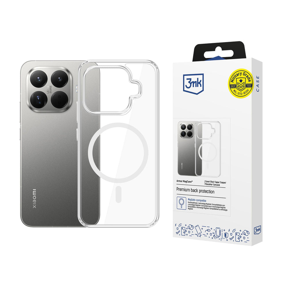 3mk Armor MagCase til Xiaomi 15T Pro 5G - Gennemsigtig