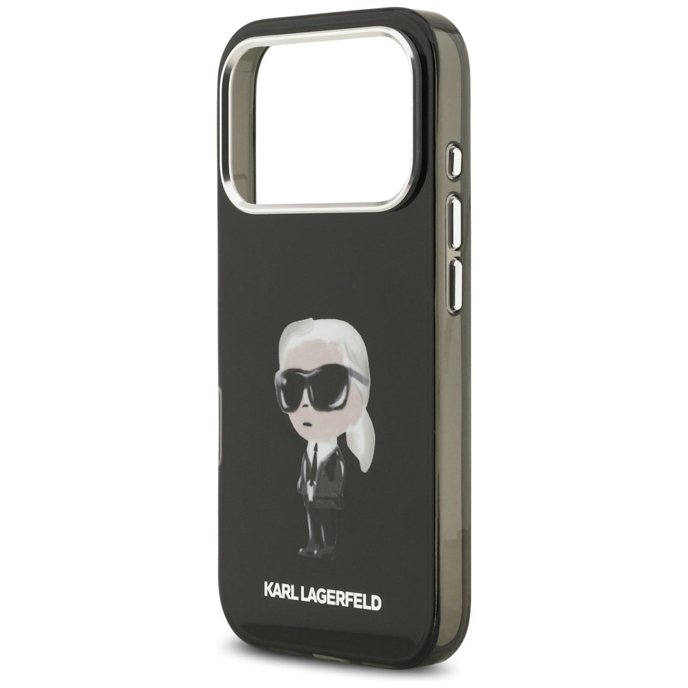 Karl Lagerfeld IML Aquarelle Karl & Logo MagSafe Case til iPhone 17 Pro - sort