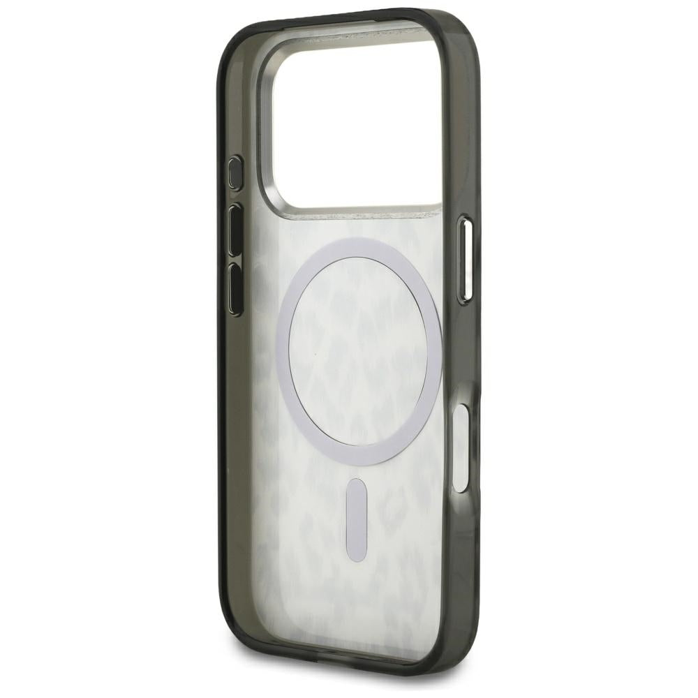 Karl Lagerfeld IML Leopard Pattern MagSafe Case til iPhone 17 Pro - Brunt
